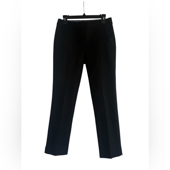 Boden Pants Black Slim Leg Ankle Casual Work Trousers Size 6 - Picture 1 of 10